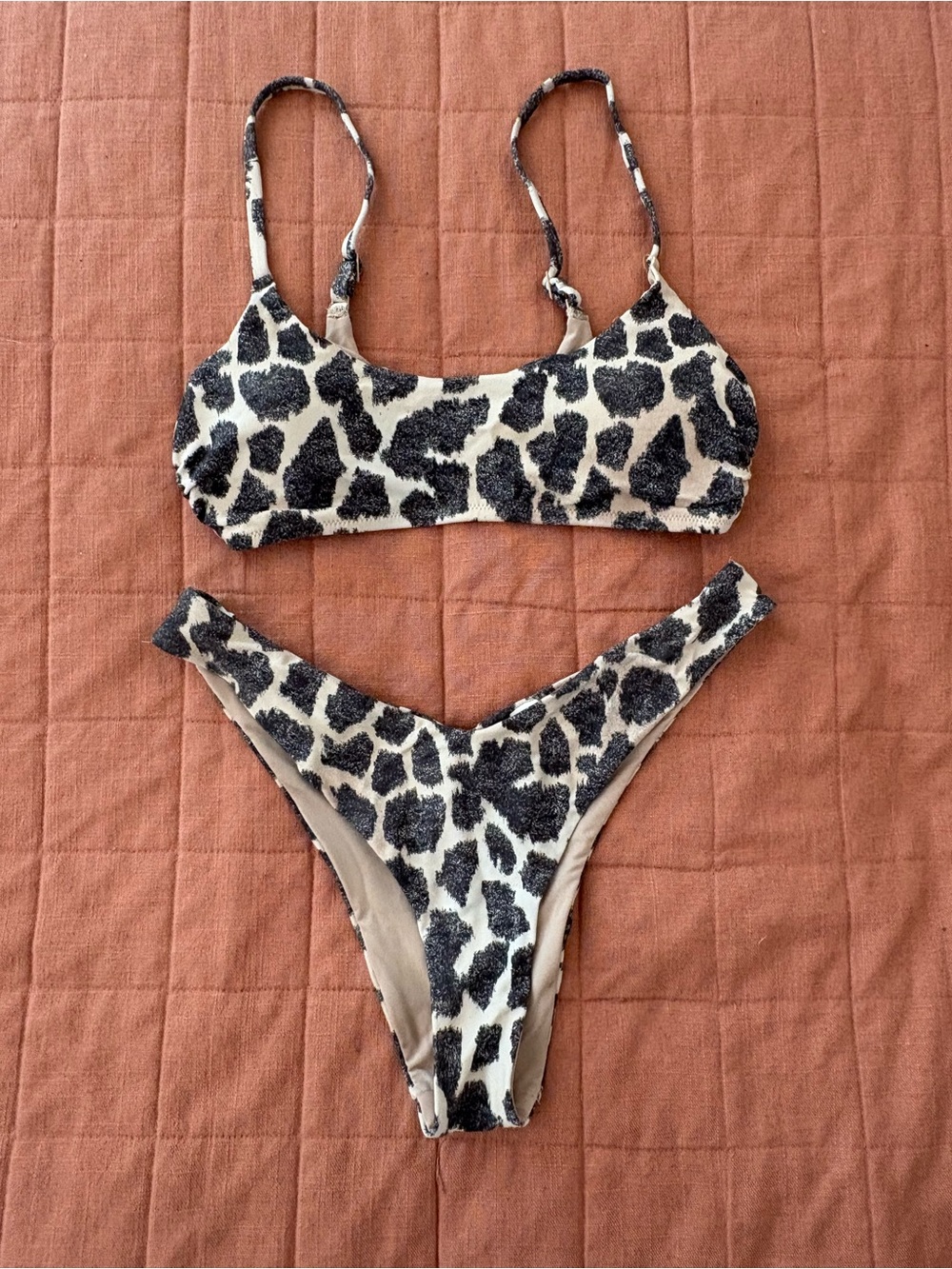 Aerie Animal Print Bikini Swim Suit